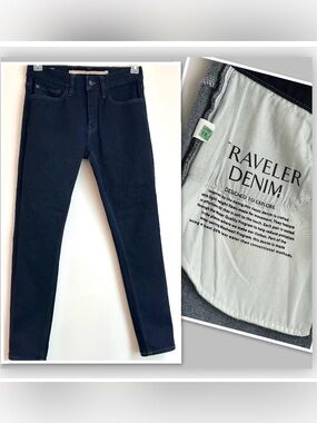 Banana Republic Traveler Denim Skinny Jeans in Dark Blue (NWOT)